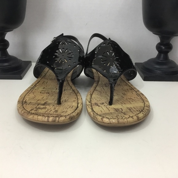 American Eagle Black Thong Sandals, 10 - Picture 2 of 7